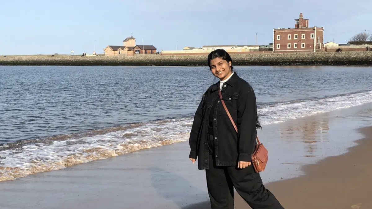 Rashi Krishna by the sea