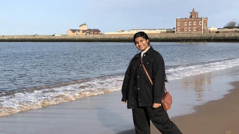 Rashi Krishna by the sea