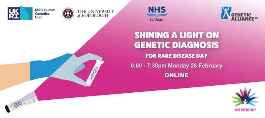 Shining a light on genetic diagnosis event banner