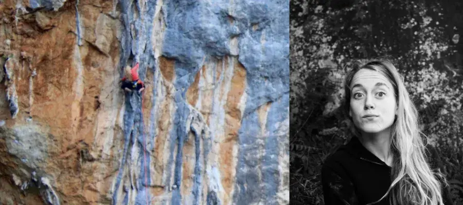 Eleanor Conole, rock climbing and portrait