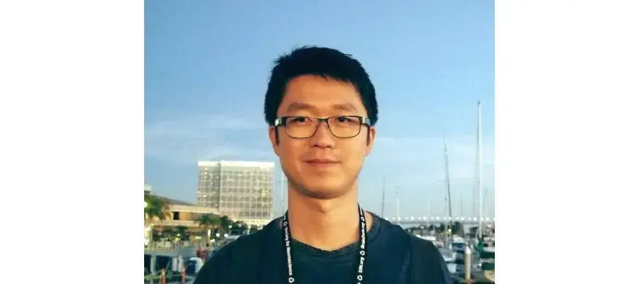 Mosi Li at Society for Neuroscience in San Diego