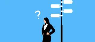 Stock image of business woman 