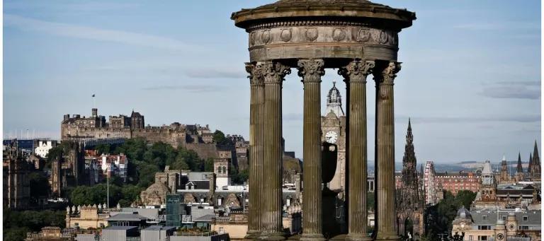 image of edinburgh scenary from calton hill